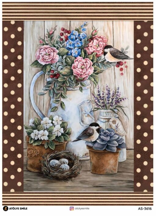 Atölye Smile Pirinç Dekopaj AS-3616