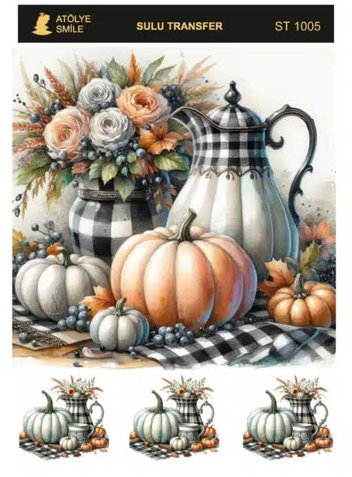 ATÖLYE SMİLE ÖZEL SERİ SULU TRANSFER ST-1005