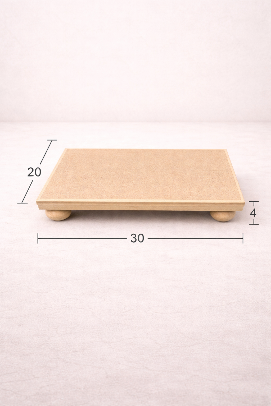 SN 30 DİKDÖRTGEN TOP AYAKLI SUNUMLUK