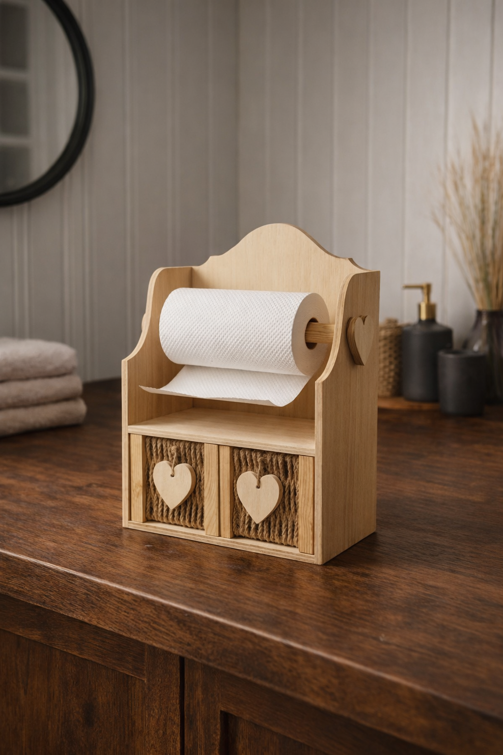 İKİ ÖRGÜ ÇEKMECELİ HAVLULUK