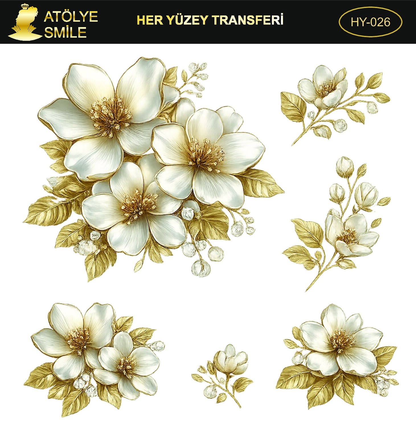 ATÖLYE SMİLE HER YÜZEY TRANSFER- HY 026