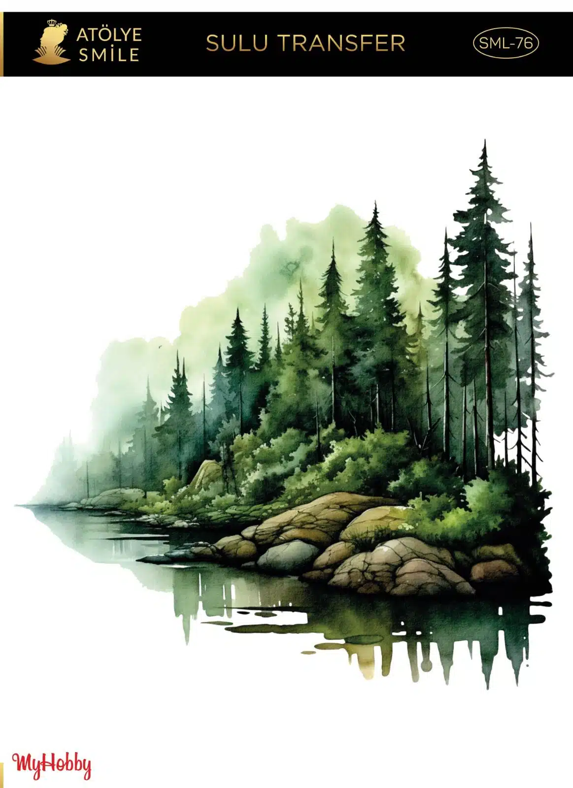 ATÖLYE SMİLE ÖZEL SERİ SULU TRANSFER SML-76