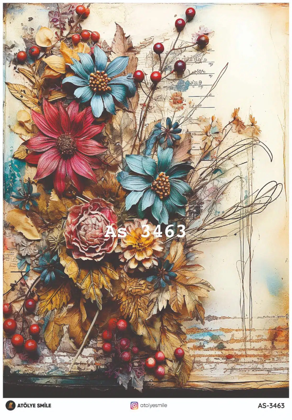 ATÖLYE SMİLE PİRİNÇ DEKOPAJ AS-3463