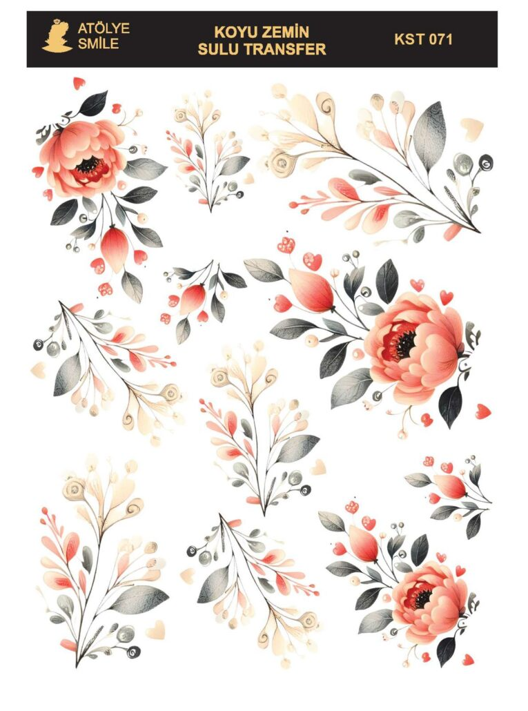 ATÖLYE SMİLE KOYU SULU TRANSFER KST-071