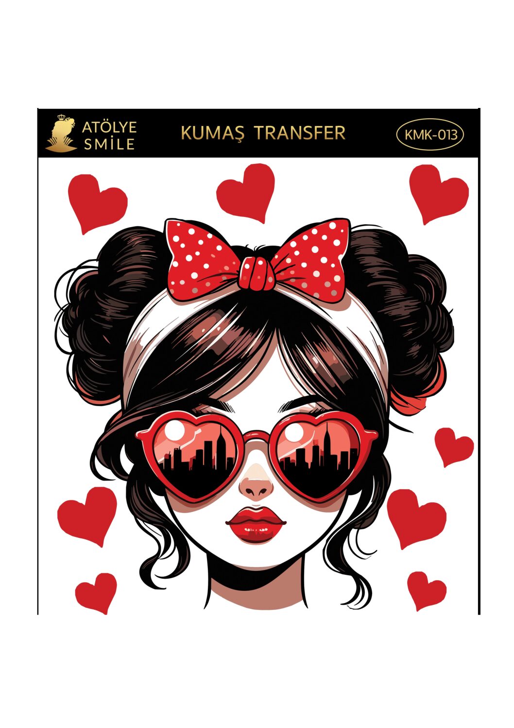 ATÖLYE SMİLE HER YÜZEY TRANSFER- KMK013