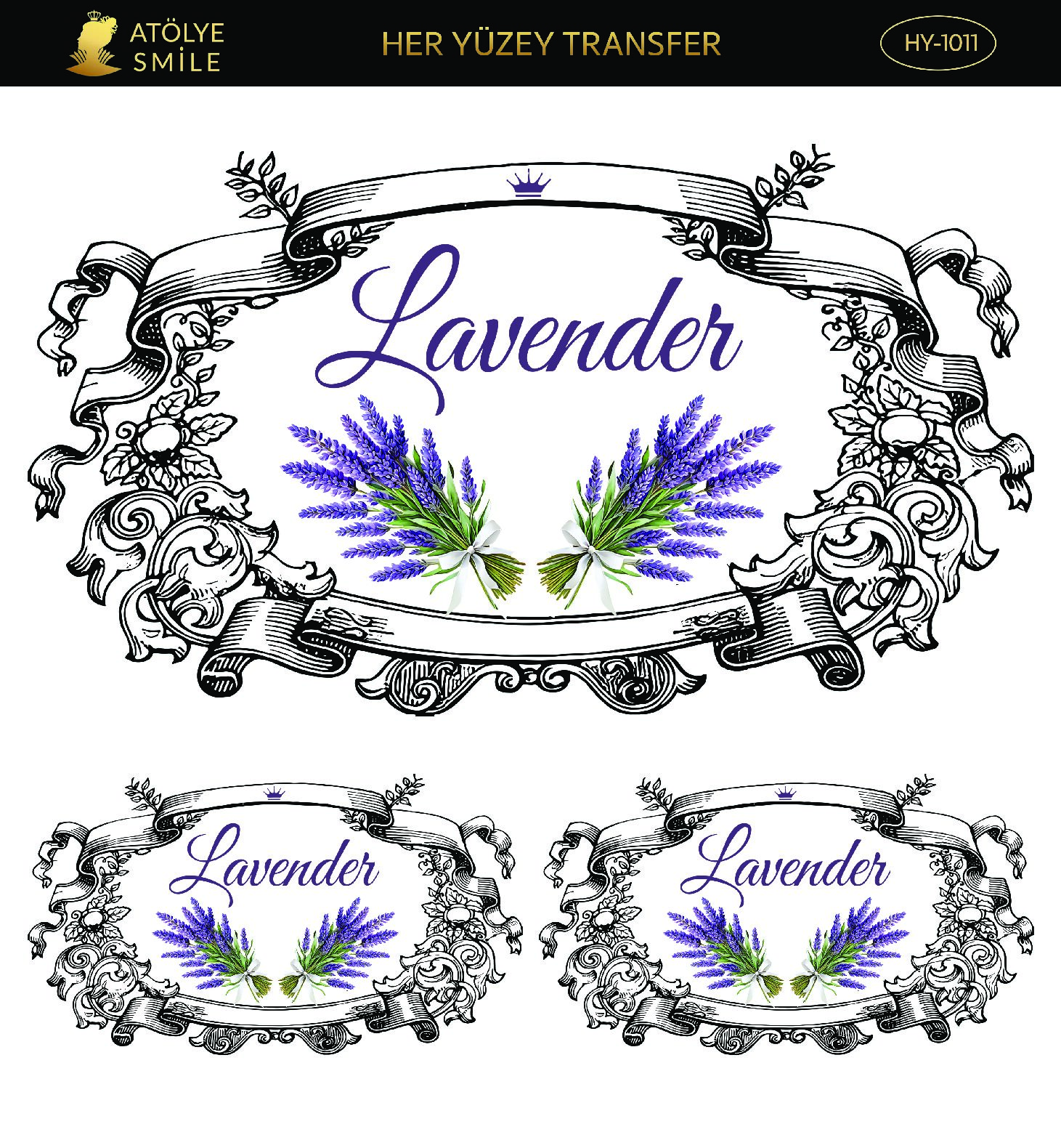 ATÖLYE SMİLE HER YÜZEY TRANSFER- HY 1011